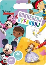 Obkresľuj a vyfarbuj Disney Junior