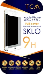 Tvrdené sklo TGM Full Cover na Apple iPhone 7+/8+ (TGMAPIP7P8PWH) biele Temperované sklo TGM je jedna z nejlepší ochrany displeje, která se nachází na