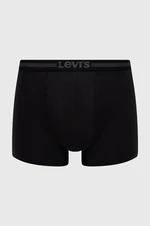 Boxerky Levi's 37149.0632-jetblack, pánske, čierna farba