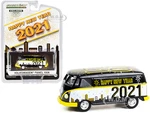 Volkswagen Panel Van "Happy New Year 2021" "Hobby Exclusive" 1/64 Diecast Model by Greenlight