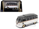 1962 Volkswagen Microbus 5 Van Bus White 1/43 Diecast Model by Road Signature