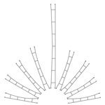 Viessmann 4132 H0 trolejové vedenie  C-koľaj H0 Märklin (s uložením) 172.5 mm 5 ks