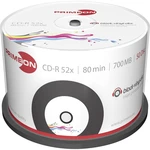 Primeon 2761107 CD-R 80 700 MB 50 ks vreteno vinyl, možnosť potlače