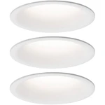 Paulmann 93415 Cymbal LED vstavané kúpeľňové svetlo sada 3 ks 18.9 W teplá biela  biela (matná)