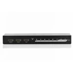 Digitus DS-43303 8 portů HDMI splitter kovový ukazovateľ, pripravené pre Ultra HD, s hliníkovým krytom, indikácia LED 40