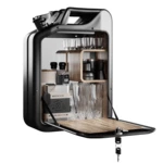 Minibar / kanistr - Bar Cabinet, Nano Black, 6 variant - Danish Fuel Varianta: Zebrano