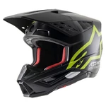 Moto přilba Alpinestars S-M5 Compass matná černá/žlutá fluo  L (59-60)