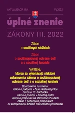 Aktualizácia III/4 2022 – Sociálne služby a sociálnoprávna ochrana detí