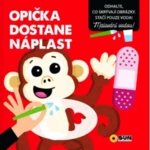 Opička - dostane náplast - leporelo