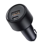 12-24V 81W 2-Port Dual USB Car Charger Adaptor Lighter PD45W+QC36W USB-A USB-C QC3.0/2.0 Support PD3.0 AFC SCP FCP MTK P