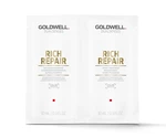 Šampón a kondicionér na suché vlasy Goldwell Rich Repair - 2x10 ml (206261)