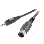 SpeaKa Professional SP-7869804 konektor DIN / jack audio prepojovací kábel [1x diódová zástrčka 5-pólová (DIN) - 1x jack