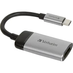 Verbatim 49143 USB-C™ adaptér [1x USB-C ™ zástrčka - 1x HDMI zásuvka] strieborná (matná)  0.10 m