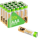 GP Batteries GP24AET-2VS20 mikrotužková batérie typu AAA  alkalicko-mangánová  1.5 V 20 ks