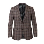 Walker Slater Tweedové sako Walker Slater Edward - Brown & Navy Check - EU 52 / UK 42