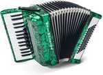 Weltmeister Juwel 30/72/III/5 MT Acordeon cu clape Verde