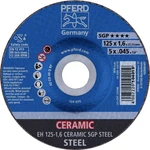 PFERD EH 125-1,6 CERAMIC SGP STEEL 61300125 rezný kotúč lomený  125 mm 22.23 mm 25 ks