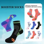 Far Infrared Schorl Titanium Ion Heightening Booster Sock Micro Titanium Height Booster Socks Breathable Sweat Absorbing Socks