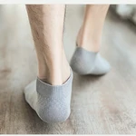 5 Pairs Men Socks Bamboo Fiber Ankle Socks Business Casual Breathable Deodorant Soft Short Socks