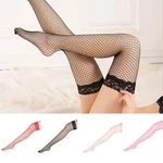 Sexy Fishnet Stockings Hollow Out Woman Socks Transparent Sexy Knee High Kawaii Sexy Socks Korean Style Gothic Mesh Stockings