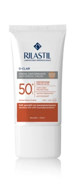 Rilastil D-Clar tónujúci ochranný krém s vysokými UV filtrami Medium Color SPF 50+