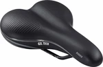 Force Rider Gel Tech Saddle Black Stal nierdzewna Siodełko