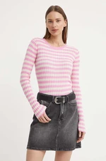 Sveter Résumé ArlieRS Knit Blouse dámsky, ružová farba, tenký, 20361115