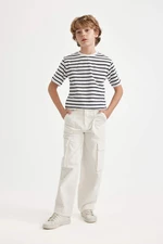 DEFACTO Boy Cargo Fit Straight Leg Jeans