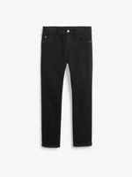 GAP Soft Wear Slim Straight Jeans dětské Černá