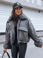 Women's Oversize Jacket OLIVIERA Grey Dstreet