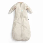 ERGOPOUCH Pytel na spaní s rukávy organická bavlna Jersey Oatmeal Marle 3-12 m, 6-10 kg, 1 tog