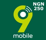 9Mobile 250 NGN Mobile Top-up NG