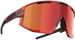 Bliz Fusion 52305-44 Transparent Red/Brown w Red Multi plus Spare Jawbone Transparent Black Cyklistické okuliare