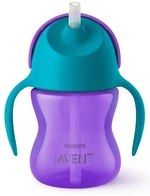 PHILIPS AVENT Hrnček so slamkou od 9 mesiacov s držadlami dievča 200 ml