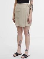 Beige women's wrap skirt ORSAY