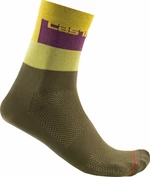 Castelli Blocco 15 Sock Defender Green S/M Calcetines de ciclismo