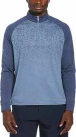 Callaway Trademark Chev Print Chillout Peacoat Heather M Pullover