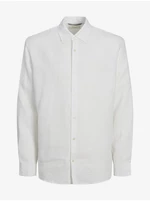 White men's linen shirt Jack & Jones Lawrence
