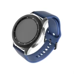 Silikonový řemínek FIXED Silicone Strap s šířkou 22mm pro smartwatch, modrá