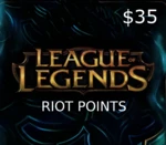 League of Legends 35 USD Prepaid RP Card US