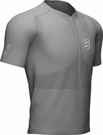 Compressport Trail Half-Zip Fitted SS Top Alloy L Tricou cu mânecă scurtă pentru alergare