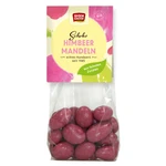 ROSENGARTEN Mandle v mléčné a bílé čokoládě s malinami BIO 100 g