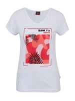 White women's T-shirt with print SAM 73 Ilda