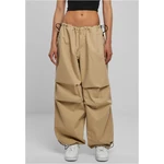 Women's cotton parachute trousers wetsand