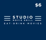 Studio Movie Grill $6 Gift Card US