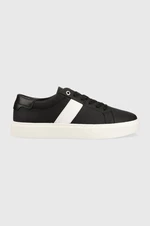 Sneakers boty Calvin Klein Low Top Lace Up , černá barva