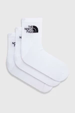 Ponožky The North Face 3-pak pánske, biela farba, NF0A882GFN41