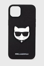 Obal na telefon Karl Lagerfeld Iphone 14 Plus 6,7" černá barva