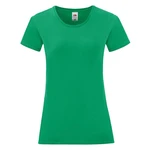 Iconic Women's Green Fruit of the Loom Women's T-shirt