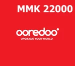 Ooredoo 22000 MMK Mobile Top-up MM